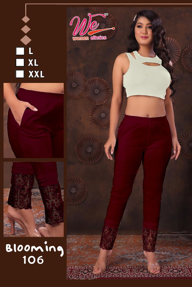 We Blooming Designer Soft Lycra Stretchable Wholesale Pant Catalog
